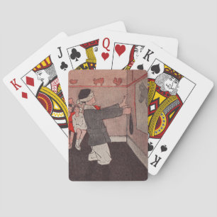 Jeu De Cartes Épingler la queue Âne Vintage Enfants