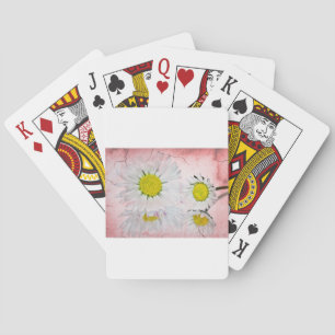 Jeu De Cartes Épouser nuptiale romantique élégant de marguerites