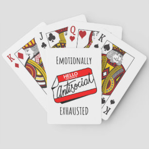 Jeu De Cartes Épuisé sur le plan émotionnel