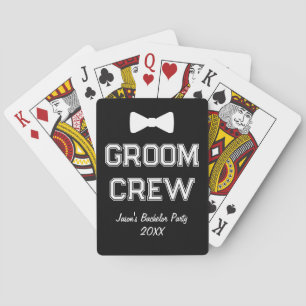 Jeu De Cartes Équipe de marié personnalisée pour enterrement de 