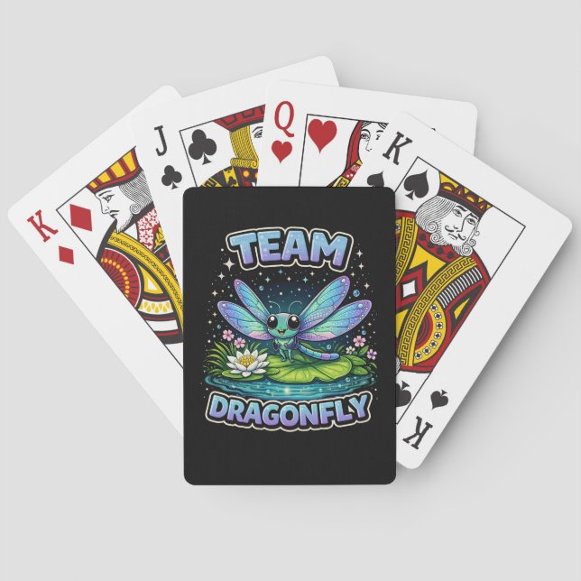 Jeu De Cartes Équipe Dragonfly (dos)