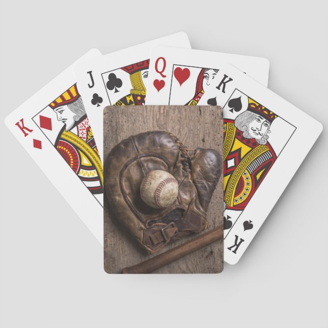 Jeu De Cartes Équipement de base-ball (dos)