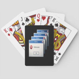 Jeu De Cartes Erreur critique — Graphique de boîtes d'avertissem