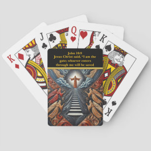Jeu De Cartes Escalier radiant au salut