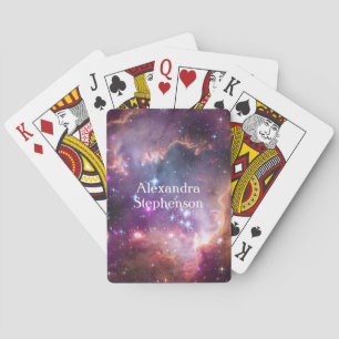 Jeu De Cartes Espace Extérieur Galactique Purple Personnalisé