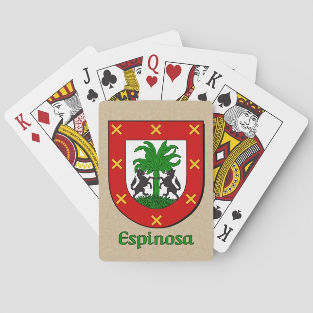 Jeu De Cartes Espinosa Bouclier héraldique (dos)