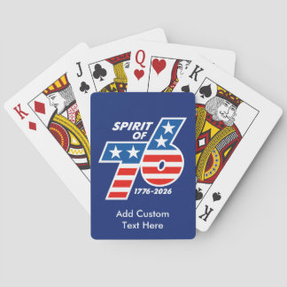 Jeu De Cartes Esprit de 76 - 250e anniversaire de l'Amérique 177
