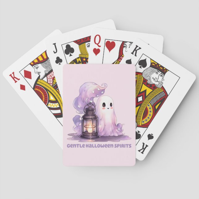 Jeu De Cartes Esprits doux d'Halloween (dos)