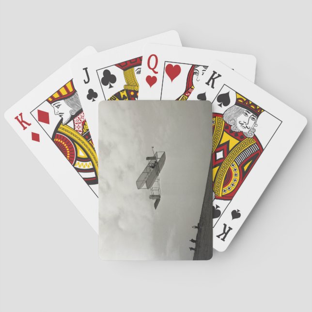 Jeu De Cartes Essai de planeur Vol Aviation Wright Brothers (dos)