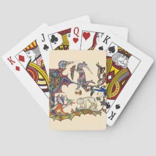 Jeu De Cartes ESSENCE DE GUERRE BESTIAIRE MÉDIÉVALE vs Chevalier