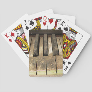 Jeu De Cartes Est Tombé Une Mélodie Laissée Abandonnée
