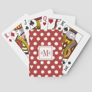 Jeu De Cartes Étape de ferme du monogramme Otomi