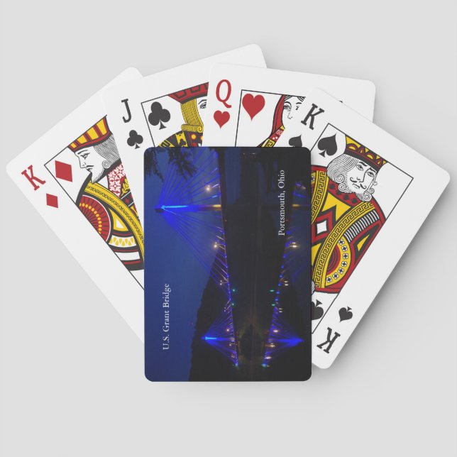 Jeu De Cartes États-Unis Grant Bridge jouer aux cartes (dos)