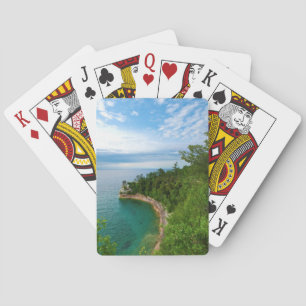 Jeu De Cartes États-Unis, Michigan. Formation rocheuse Miner's C