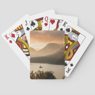 Jeu De Cartes États-Unis, Montana, Glacier National Park. Lever