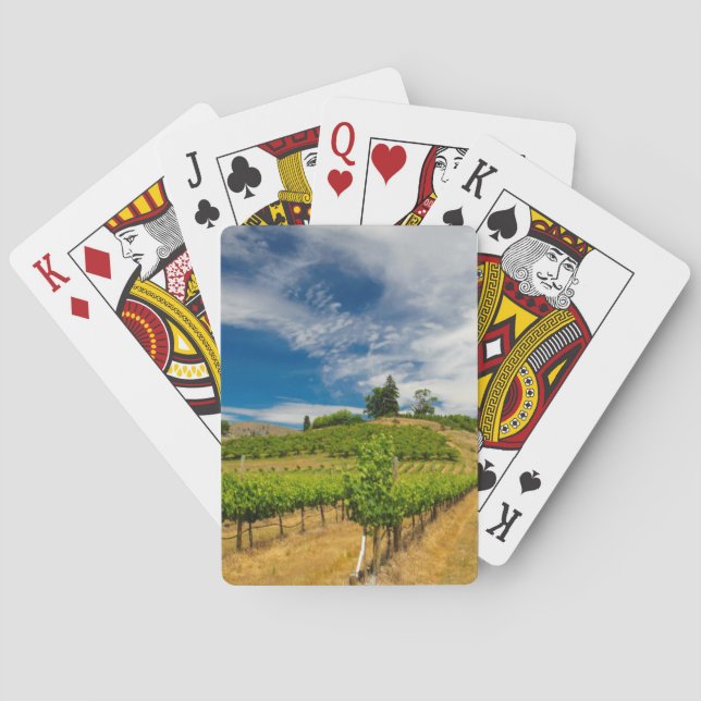 Jeu De Cartes États-Unis, Washington, Lac Chelan. Vignoble 3 (dos)