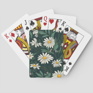 Jeu De Cartes Été blanc pâté de marguerite