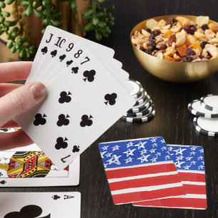 Jeu De Cartes Étoiles et rayures, Patriotique, 4 juillet