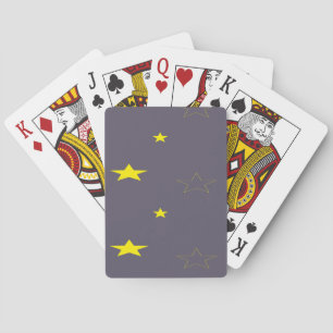 Jeu De Cartes Étoiles sur couleur charbon
