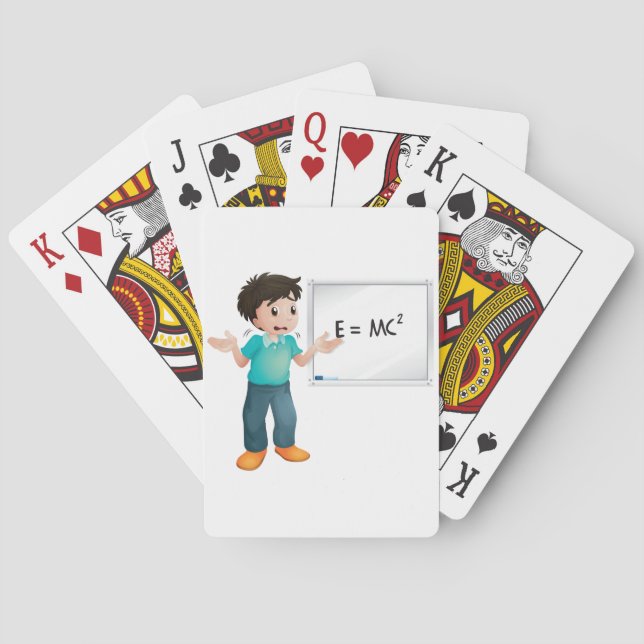 Jeu De Cartes Étude des cartes de jeu de maths (dos)