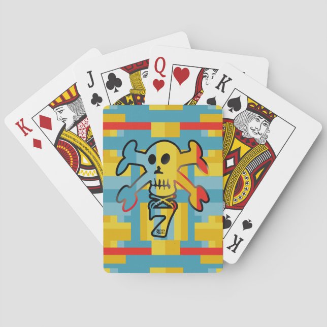 JEU DE CARTES EVEN SKULL BY MASANSER PIXELAT (dos)