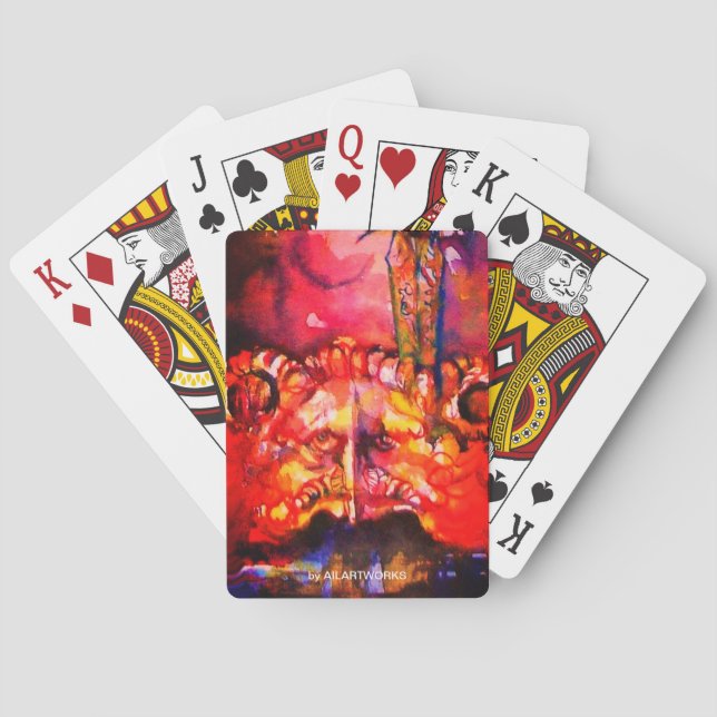 Jeu De Cartes EXCALIBUR / Magie et mystère (dos)