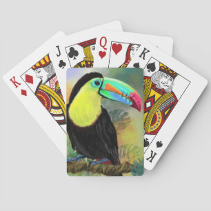 Jeu De Cartes Exotic Tropical Toco Toucan Bird Players Cartes