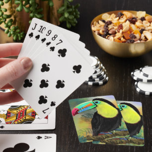 Jeu De Cartes Exotique Tropical Toco Toucan Jouer Cartes