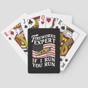 Jeu De Cartes Expert en feux d'artifice Si je cours vous courez