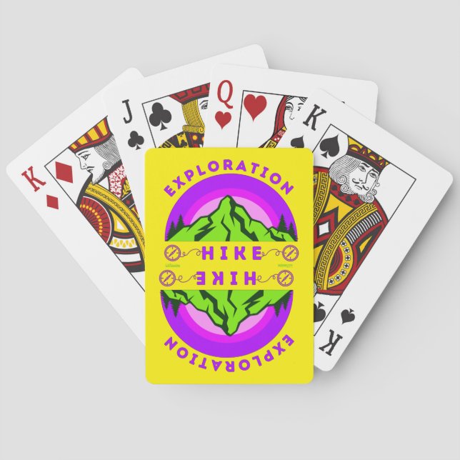 Jeu De Cartes EXPLORATION Randonnée pédestre randonneur cadeau (dos)