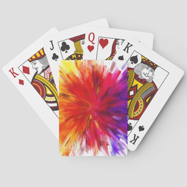 Jeu De Cartes Explosion de couleur (dos)