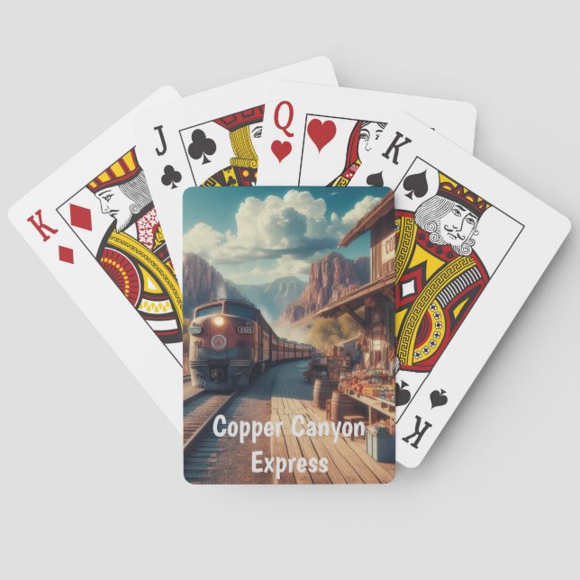 Jeu De Cartes Express de canyon de cuivre (dos)