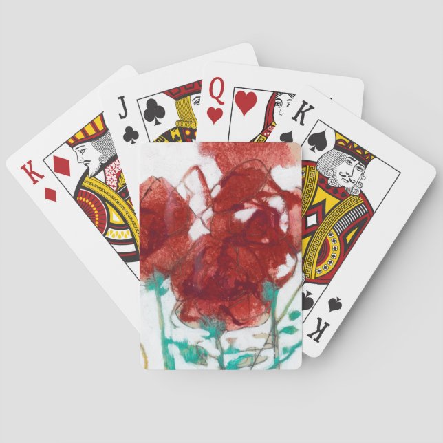 Jeu De Cartes Expression Fleur I (dos)