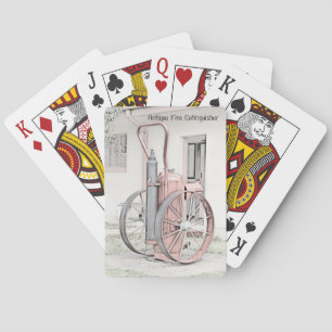 Jeu De Cartes Extincteur antifeu de la brigade des pompiers