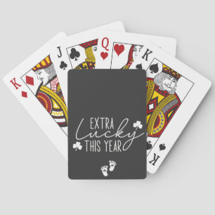 Jeu De Cartes Extra Lucky Cette Année Grossesse St Patrick Lucky