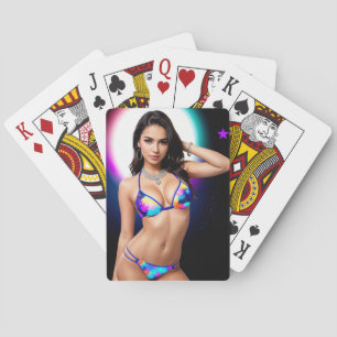 Jeu De Cartes Extrait de ce modèle de maillot de bain mondial