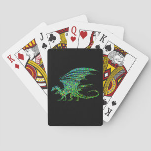 Jeu De Cartes Extraordinaire Dragon Vert Mosaïque Bicyclette Lec