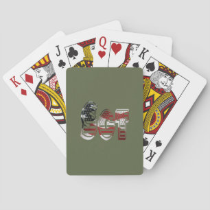 Jeu De Cartes Extraordinaire patriotique militaire unique