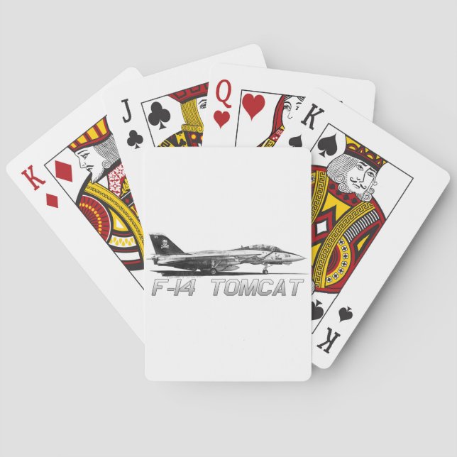 Jeu De Cartes F14 Tomcat VF-103 Jollys rogers - dessin (dos)