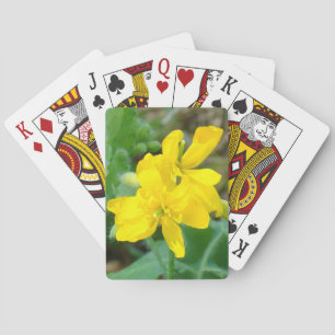 Jeu De Cartes F44 Fleurs sauvages jaunes Moutarde sauvage