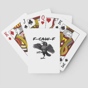 Jeu De Cartes F Caw F Graphisme Vintage Essentiel