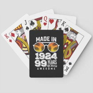 Jeu De Cartes Fabriqué en 1924 99 ans d'être génial
