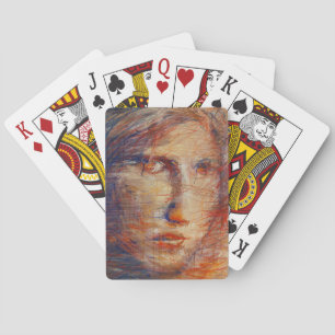 Jeu De Cartes Face Abstraite