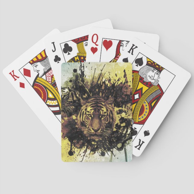 Jeu De Cartes face de lion (dos)