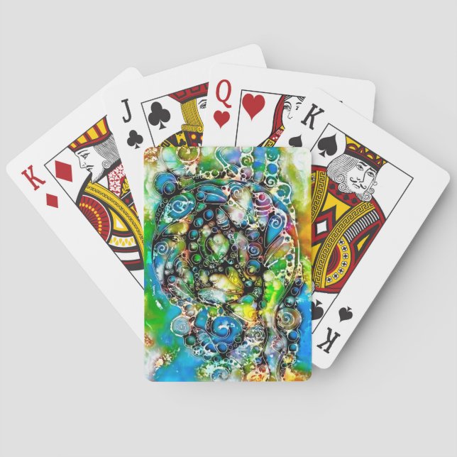 Jeu De Cartes Façons De Vivre - Art Neurographique 7 (dos)