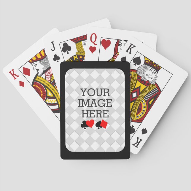 Jeu De Cartes Faites facilement votre propre pont d'index Jumbo  (dos)