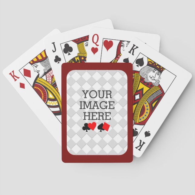 Jeu De Cartes Faites facilement votre propre pont d'index Jumbo  (dos)