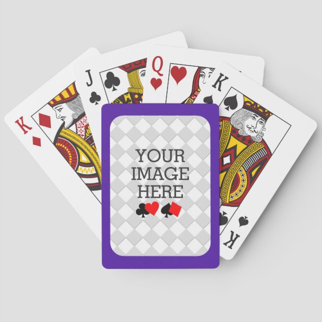 Jeu De Cartes Faites facilement votre propre pont d'index Jumbo  (dos)