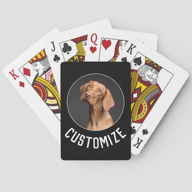 Jeu De Cartes Faites votre propre photo / image / texte personna (dos)