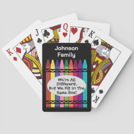 Jeu De Cartes Famille Nous sommes tous différents amusants mais 